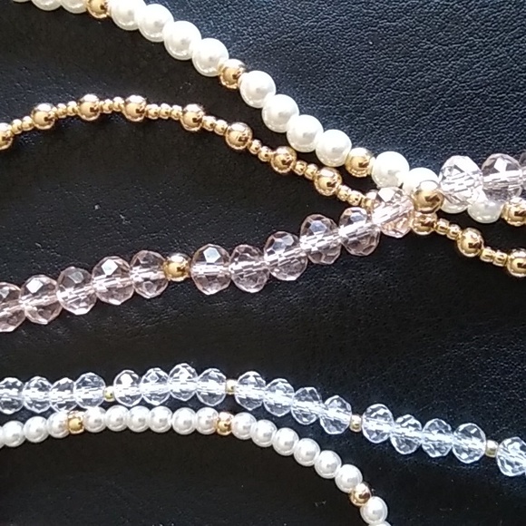 Ann Taylor pearl torsade gold necklace - Picture 11 of 12